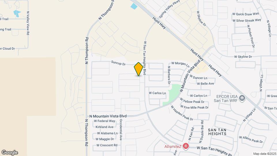 4010 W Coneflower Ln Mapa y Detalles de la Ubicación