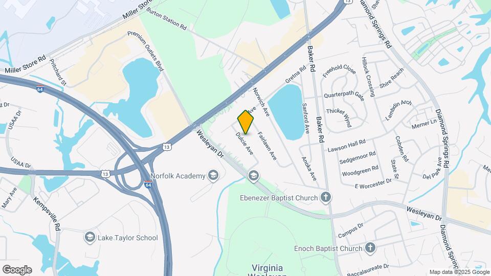 1029 Dulcie Ave Map and Location Details