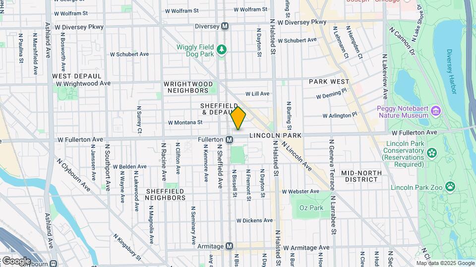 918 W Fullerton Ave Map and Location Details