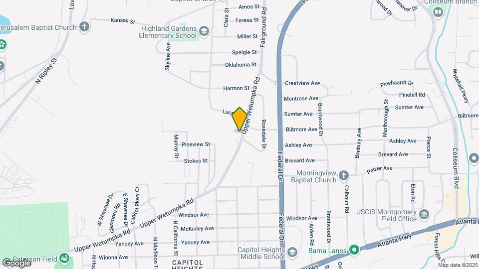 2179 Upper Wetumpka Rd Map and Location Details