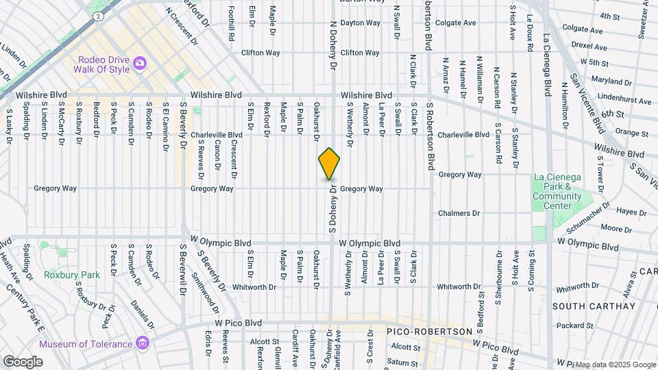 273 S Doheny Dr Map and Location Details
