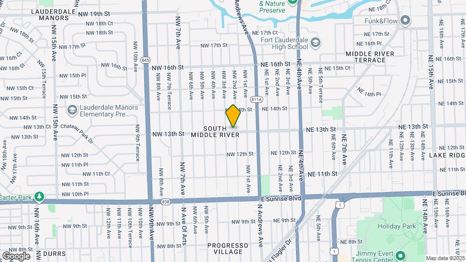 205 NW 13th St Mapa y Detalles de la Ubicación