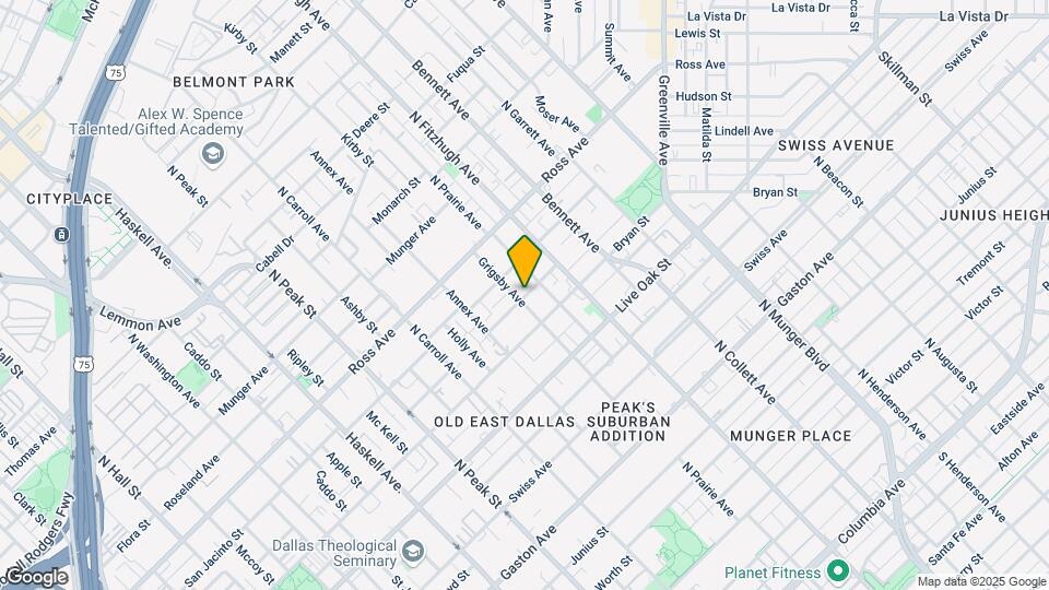 4717 Virginia Ave Map and Location Details