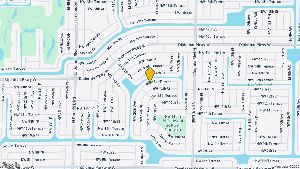 1828 NW 13th Terrace Mapa y Detalles de la Ubicación