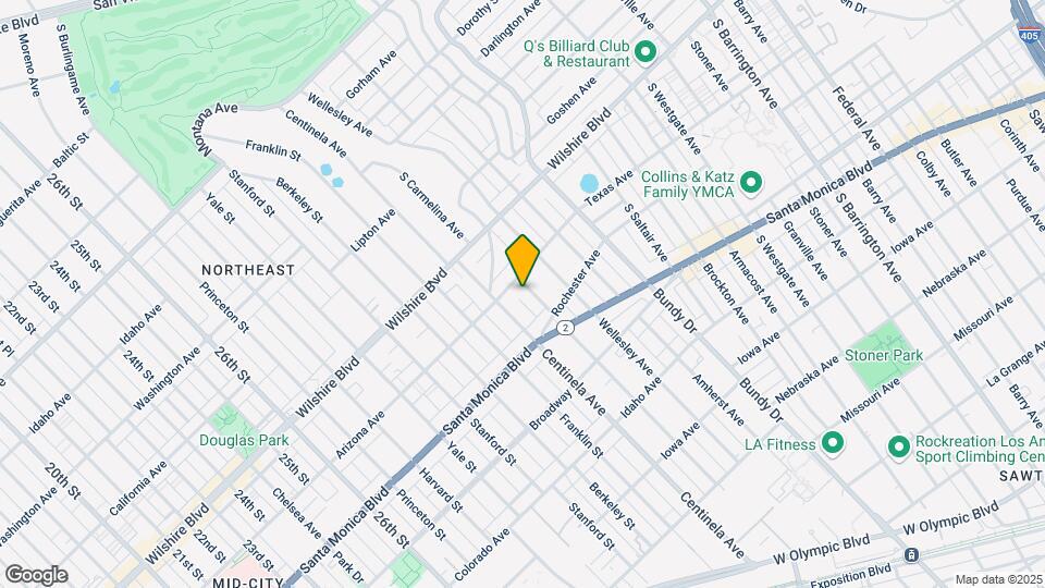 1315 S Carmelina Ave Map and Location Details