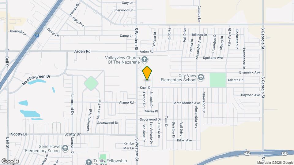 7618 Woodford Ave Map and Location Details