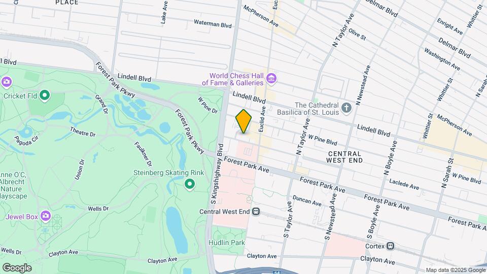 4937 Laclede Ave, Unit 3W Map and Location Details