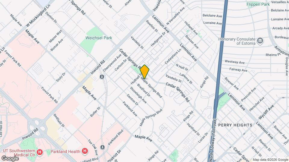 5307 Maple Springs Blvd Map and Location Details