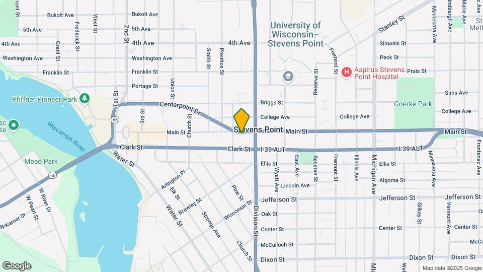 1625 Main St Map and Location Details