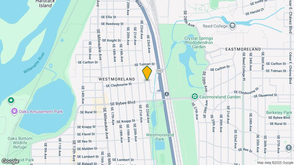 6600 SE 22nd Ave Map and Location Details