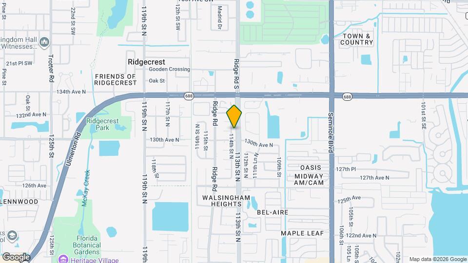 13109 114th St N Mapa y Detalles de la Ubicación