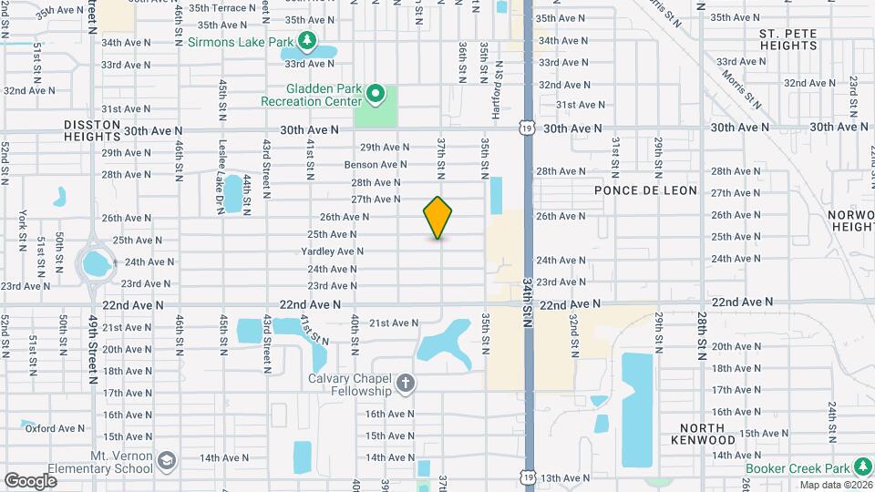 2444 37th St N Map and Location Details