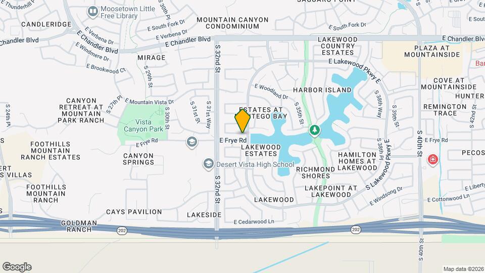 3305 E Wildwood Dr Map and Location Details