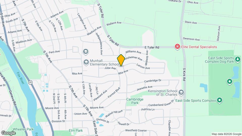 1563 S Tyler Rd Map and Location Details