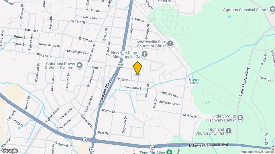 2008 Crestview Dr Mapa y Detalles de la Ubicación
