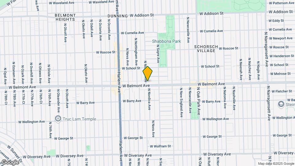 7038 W Belmont Ave Mapa y Detalles de la Ubicación