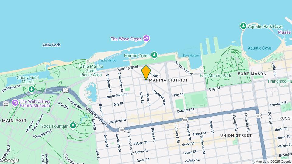 1830 Beach St Map and Location Details
