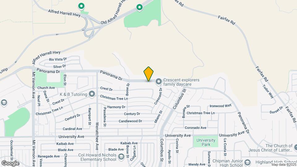 3707 Panorama Dr Map and Location Details