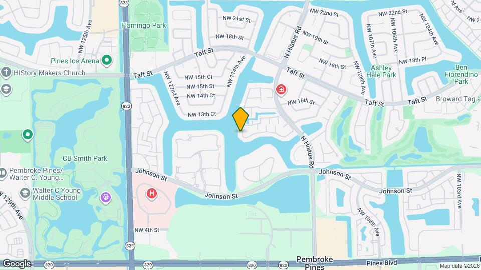 1424 NW 113th Way Map and Location Details