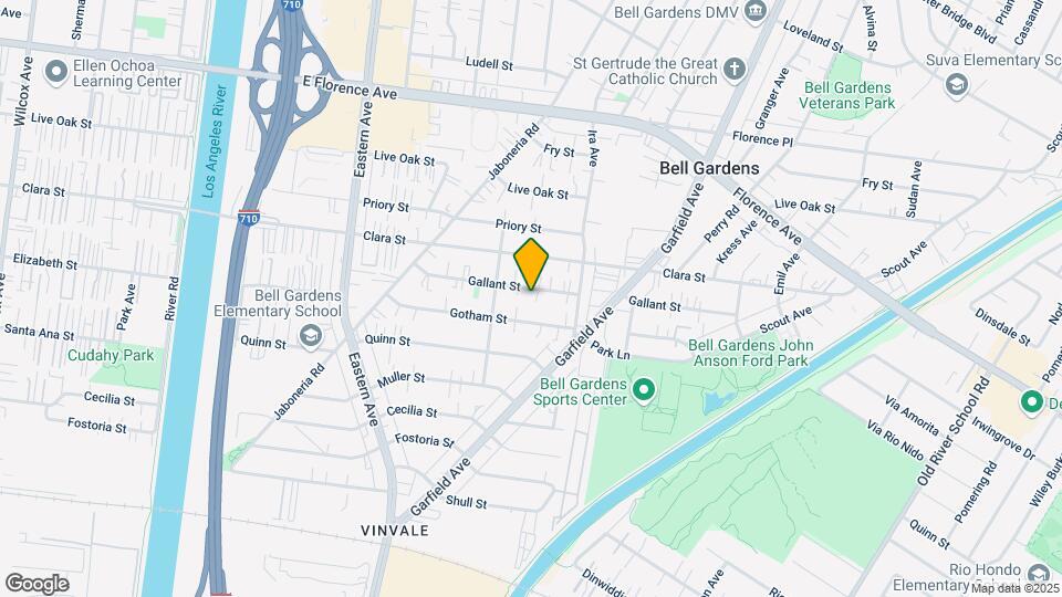6036 Gallant St Mapa y Detalles de la Ubicación