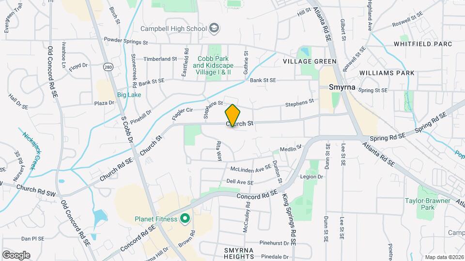 1106 Glenrose Dr SE Mapa y Detalles de la Ubicación