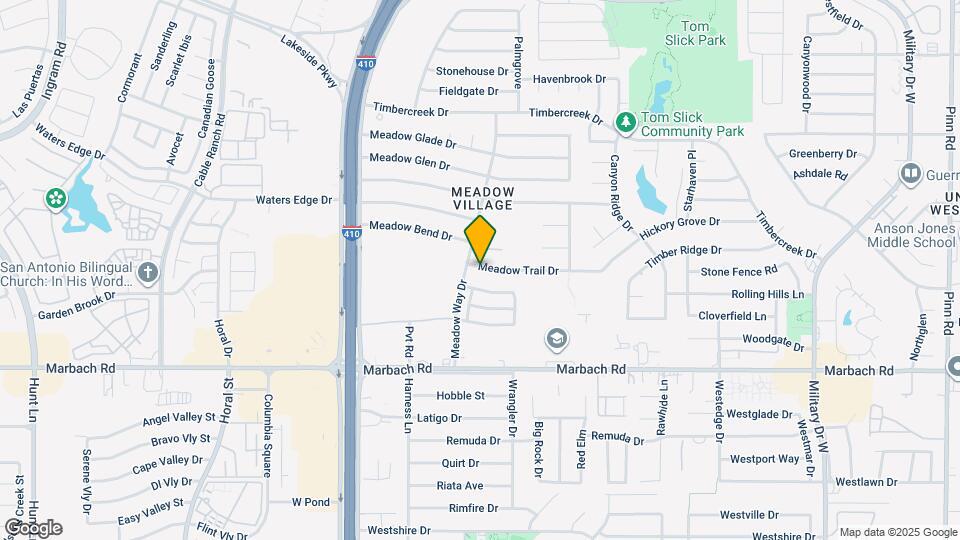 166 Meadow Trail Dr Map and Location Details