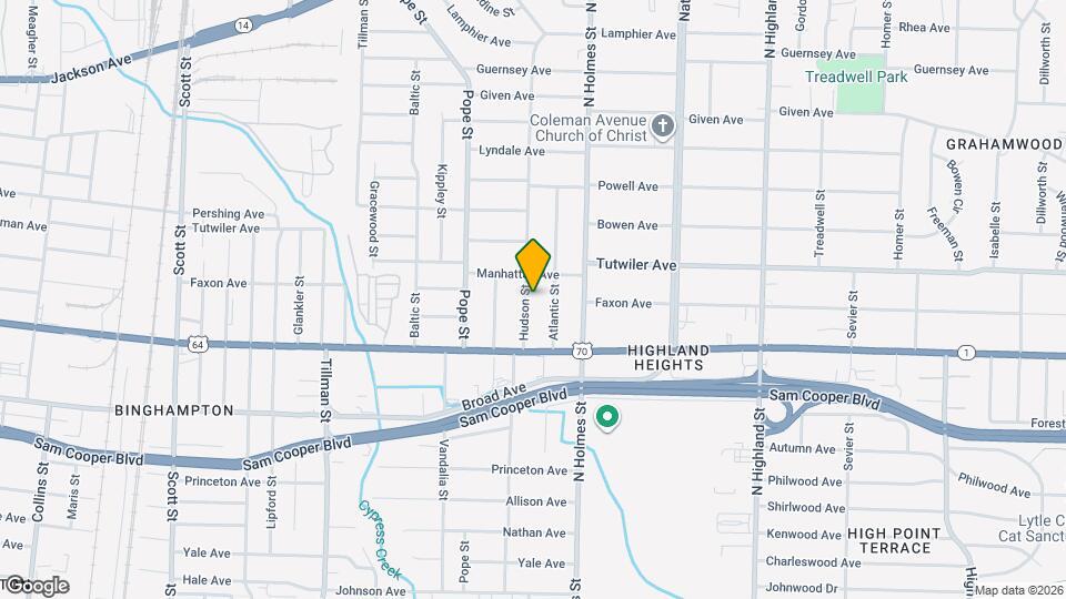 690 Hudson St Map and Location Details