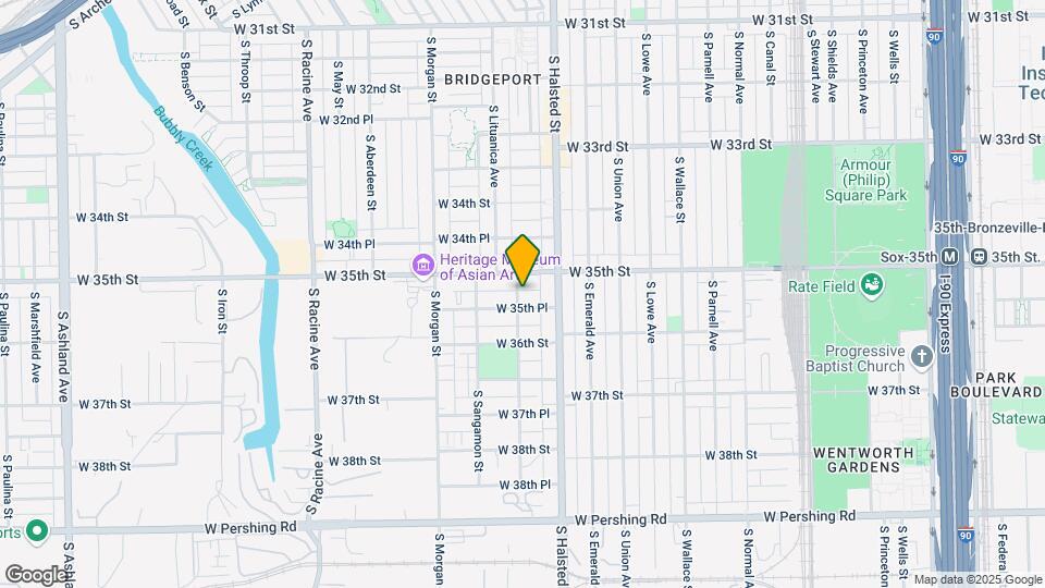 3515-17 S Lituanica Ave-Unit -Unit 1 Map and Location Details