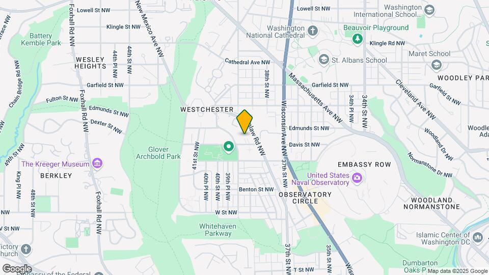 2606 Tunlaw Rd NW Map and Location Details