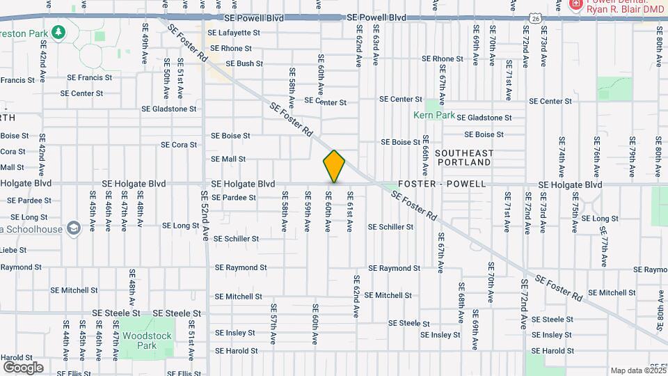 4504-4508 SE 60th Ave Map and Location Details