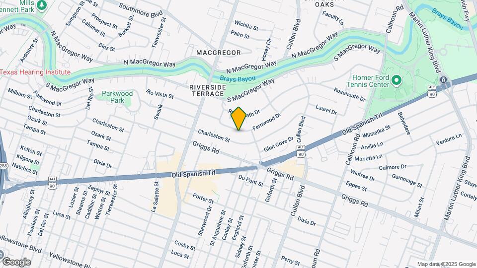 3934 Fernwood Dr Map and Location Details