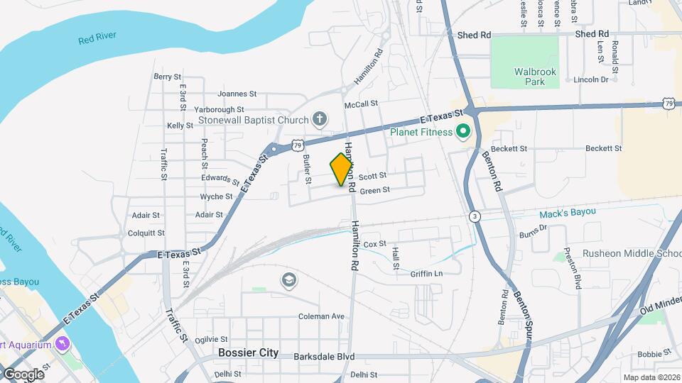 1735 Green St Map and Location Details