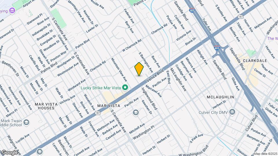 3758 Inglewood Blvd Map and Location Details