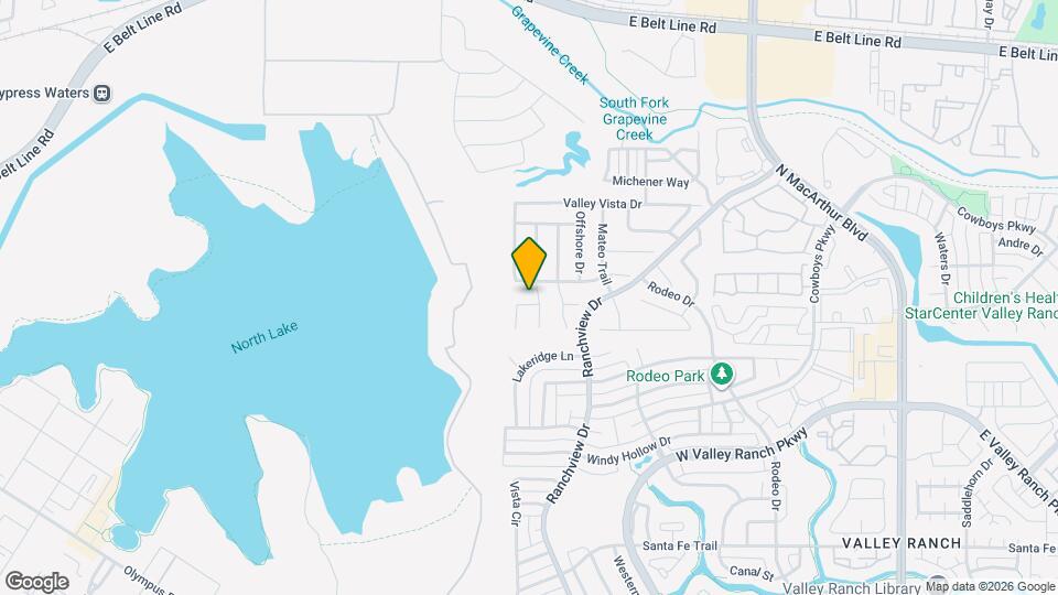 10045 Bluewater Terrace Map and Location Details