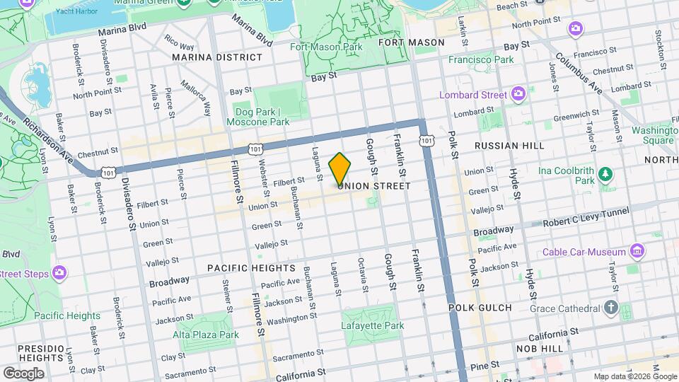 1841 Union St Map and Location Details