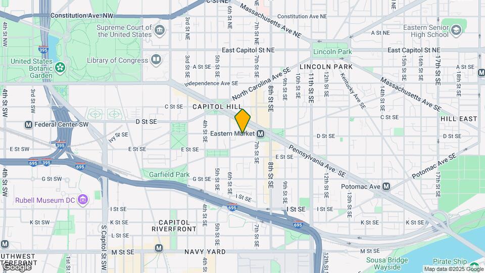 631 D St SE Map and Location Details