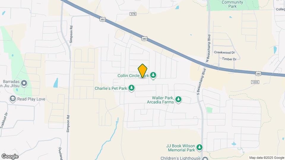 1209 Juniper Dr Map and Location Details