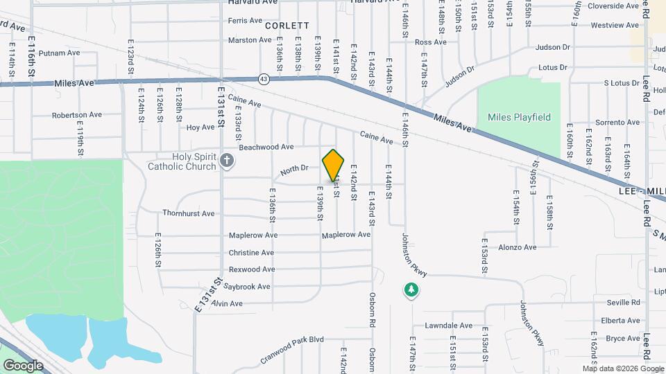 4382 E 141st St Mapa y Detalles de la Ubicación