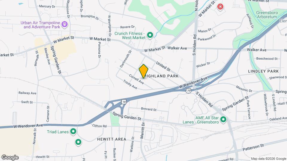 4316 Cornell Ave Map and Location Details