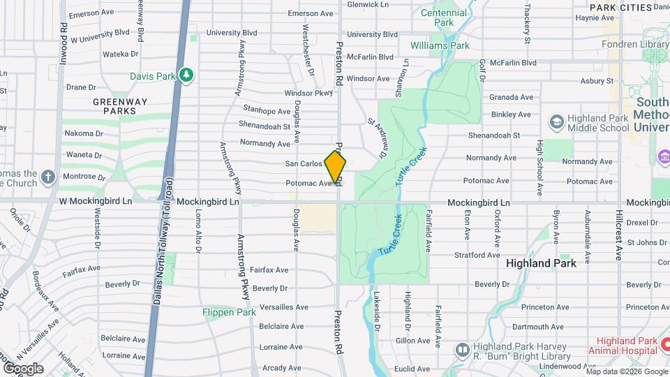 4201 Potomac Ave Map and Location Details