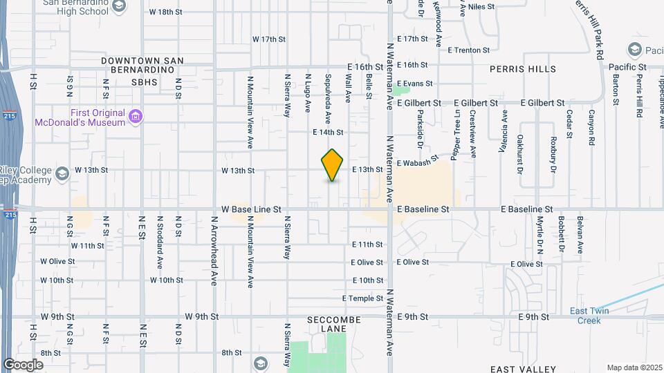1251 Sepulveda Ave Map and Location Details
