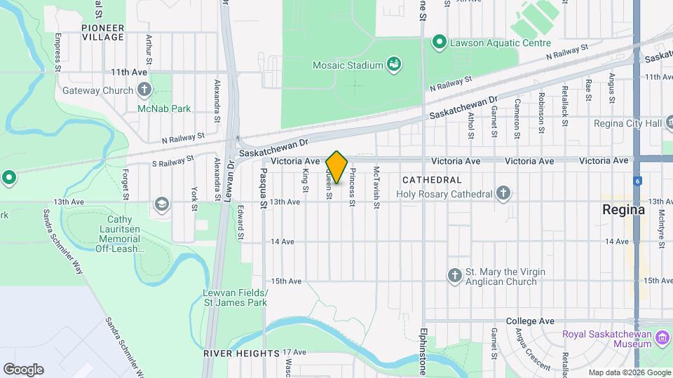 2061 Queen St Map and Location Details