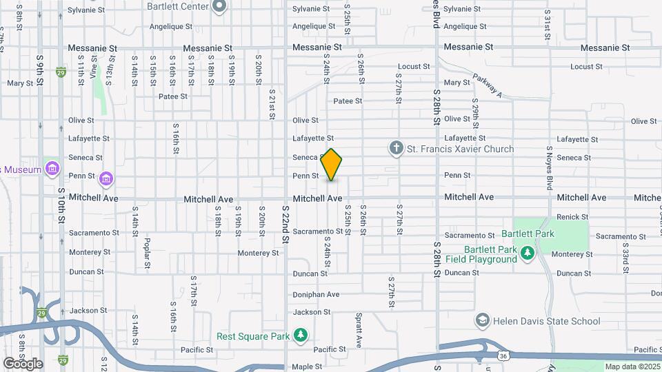 1211 S 24th St Map and Location Details