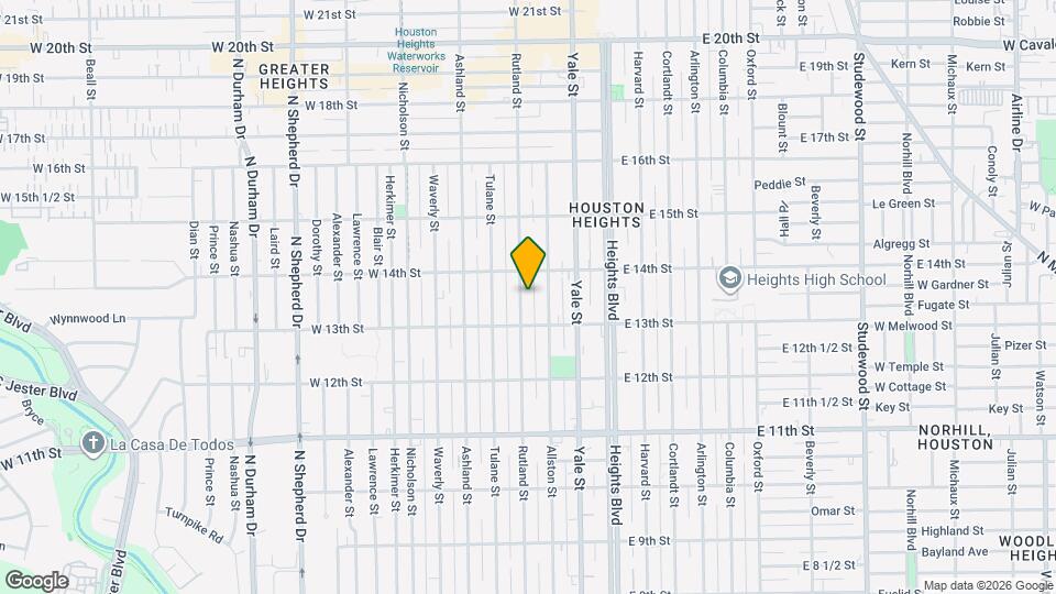 1324 Rutland St, Unit 1324 A Map and Location Details