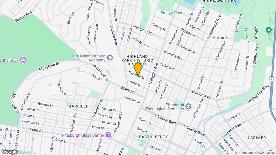5512 Baywood St Map and Location Details