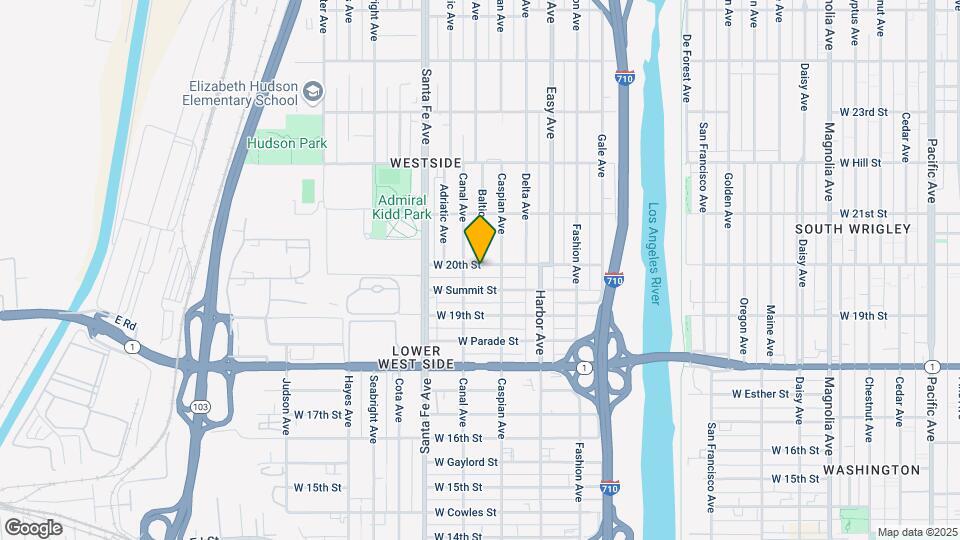 1534-1542 W 20th St Mapa y Detalles de la Ubicación