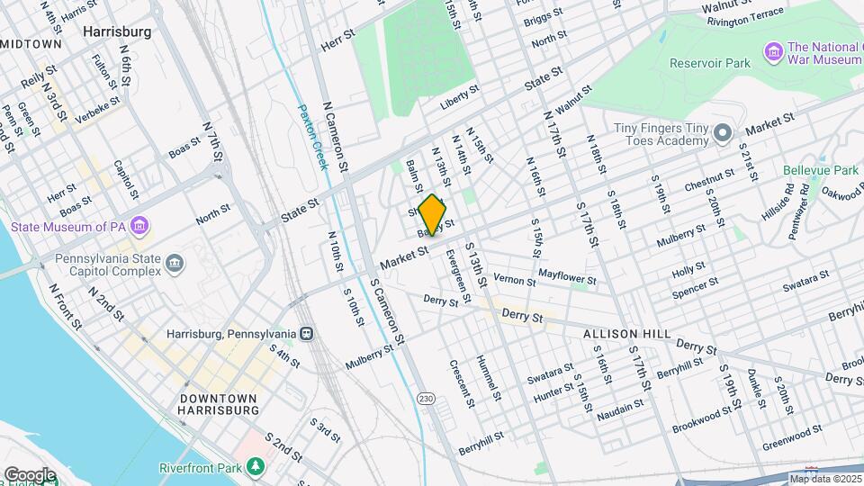1228 Market St Map and Location Details