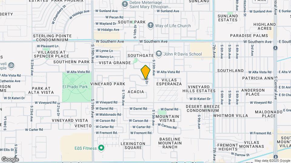1523 W St Catherine Ave Map and Location Details