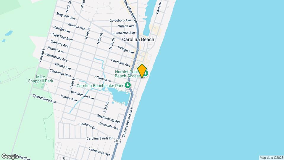 201 Carolina Beach Ave S Map and Location Details