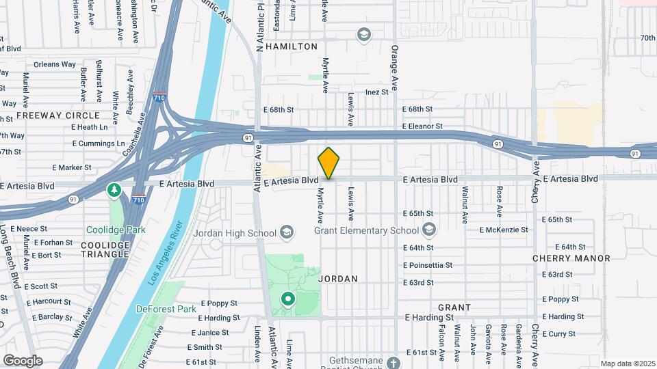 908 E Artesia Blvd Map and Location Details